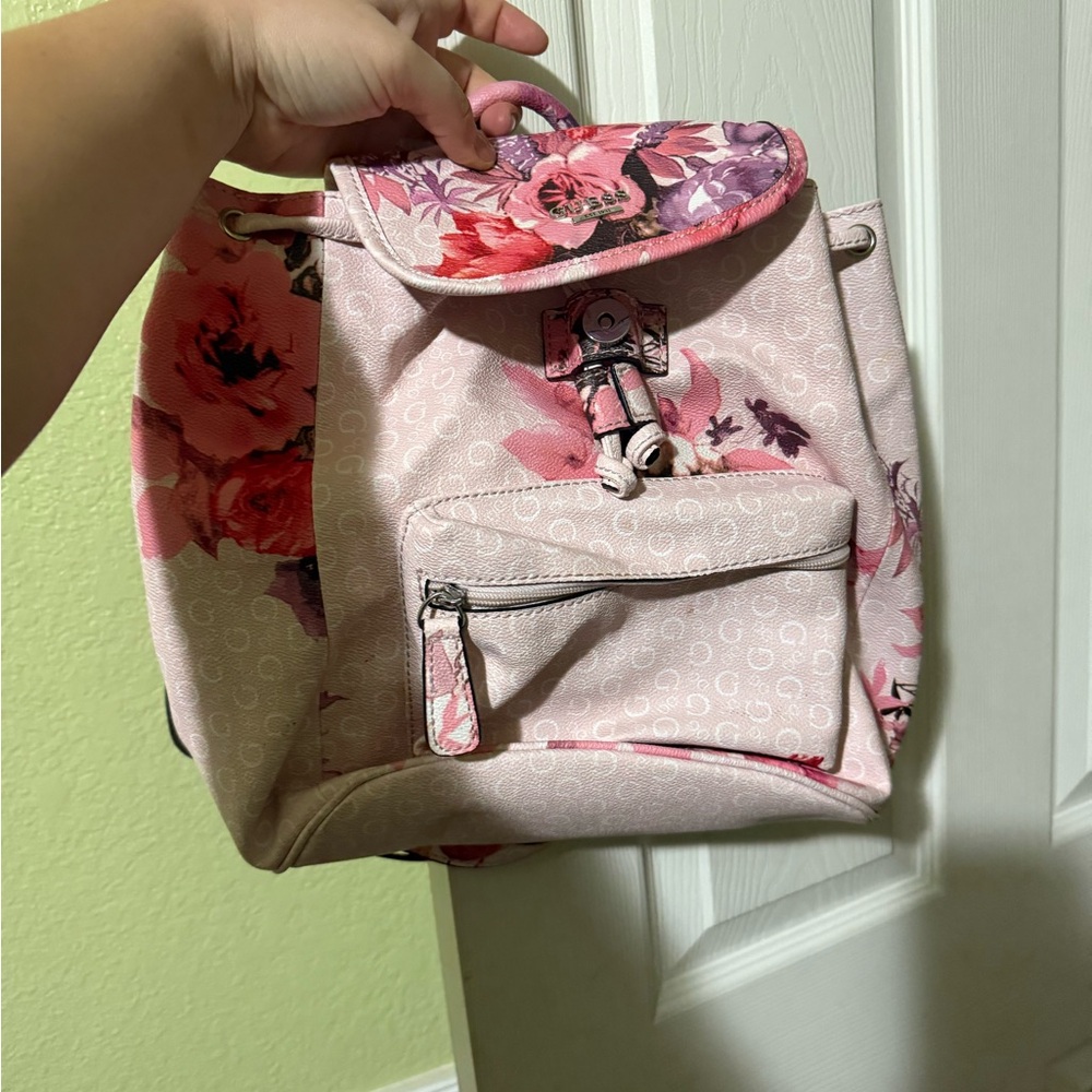 Floral Pink Backpack